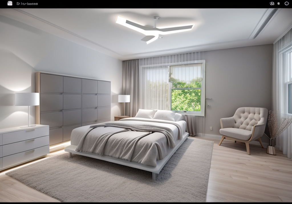 Bedroom in Modern style
