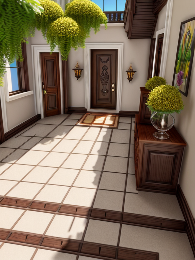 Entryway in Whimsigoth style