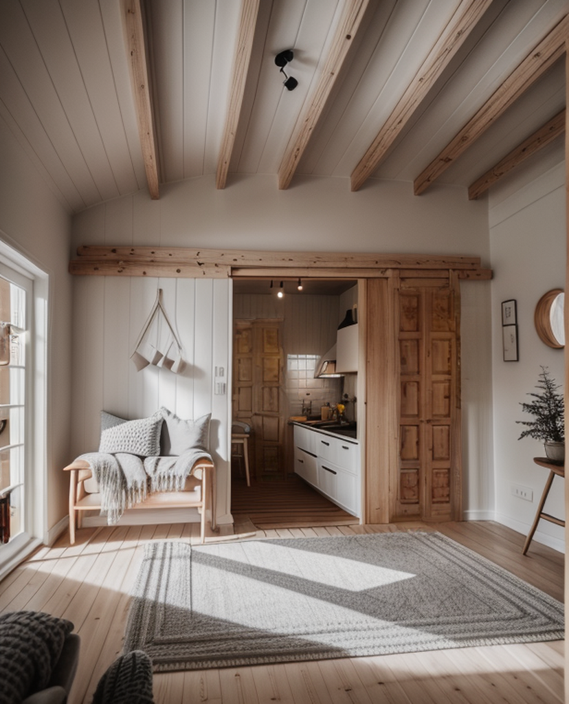 Dining Room in Scandinavian style