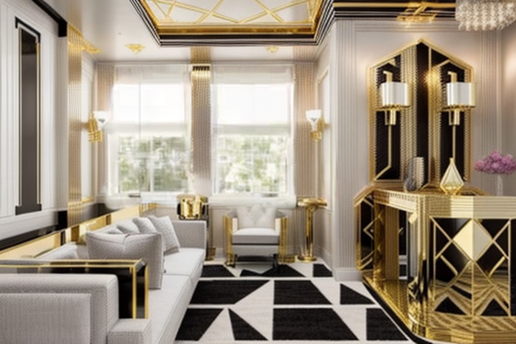 Living Room in Art Deco style
