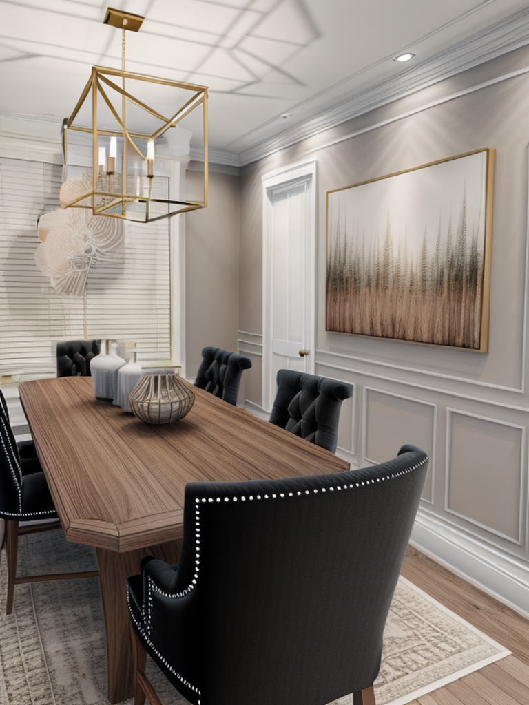 Dining Room in Transitional style
