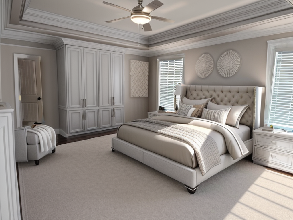Bedroom in Transitional style
