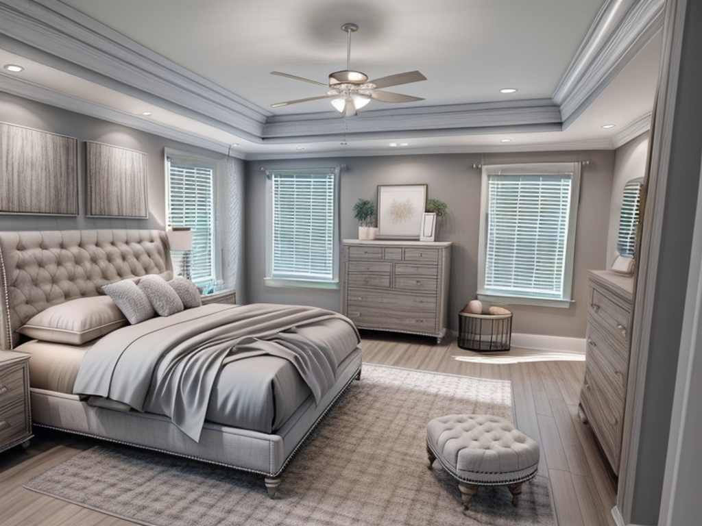 Bedroom in Transitional style