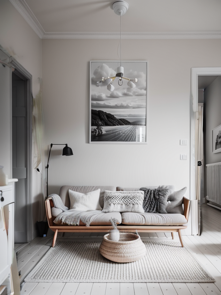 Living Room in Scandinavian style