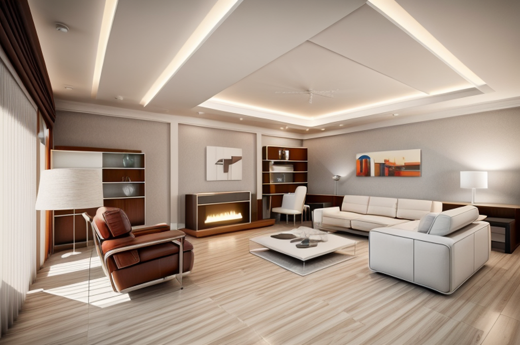 Living Room in Bauhaus style