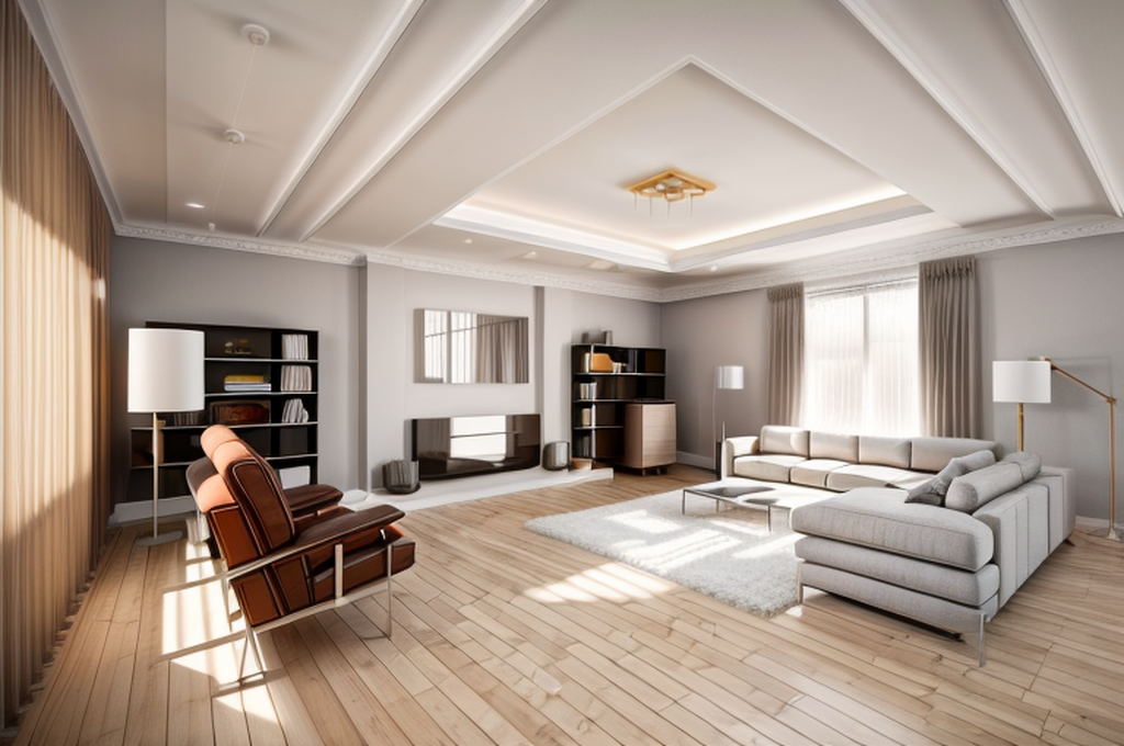 Living Room in Bauhaus style