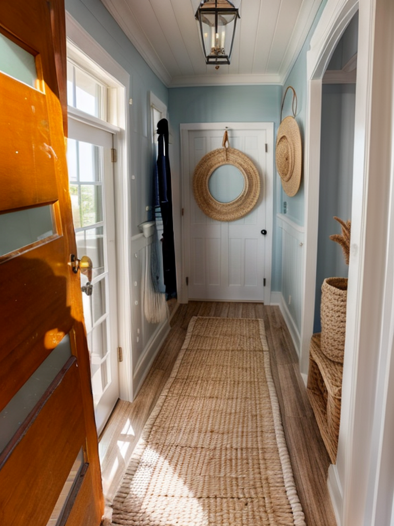 Entryway in Coastal style