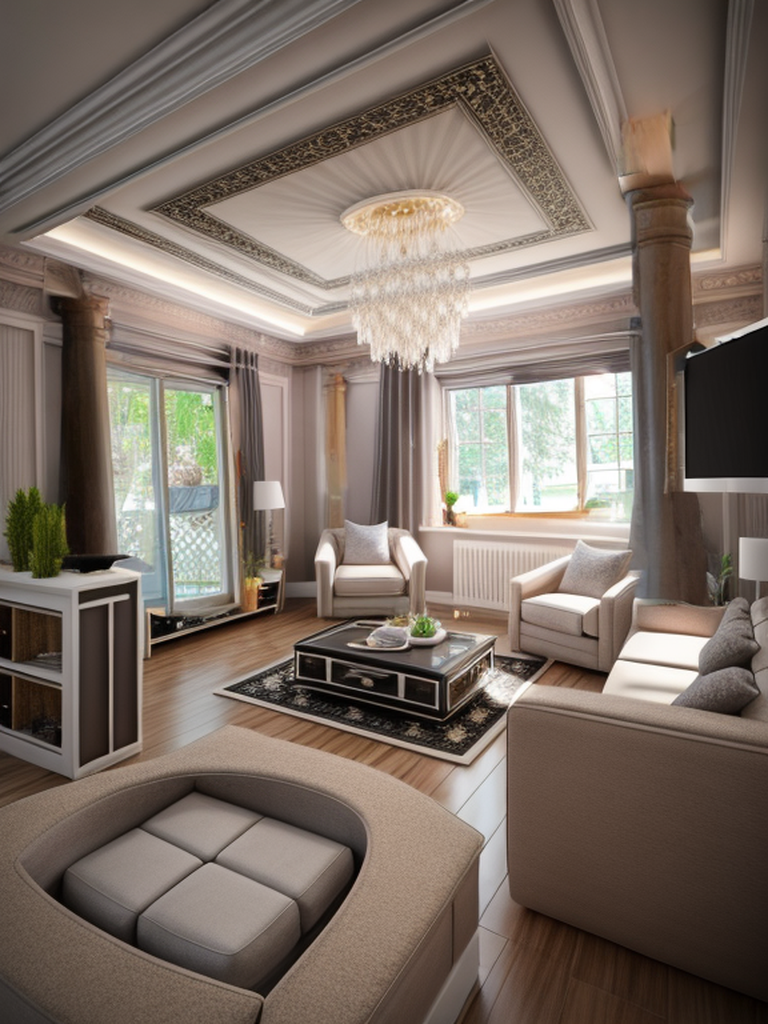 Living Room in Whimsigoth style